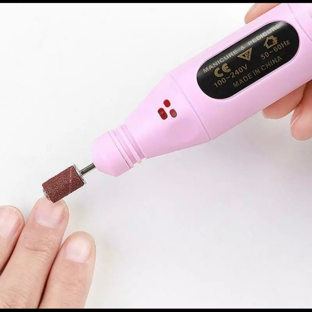 Manicure Electric Nail File Pink - Picture 3 of 9